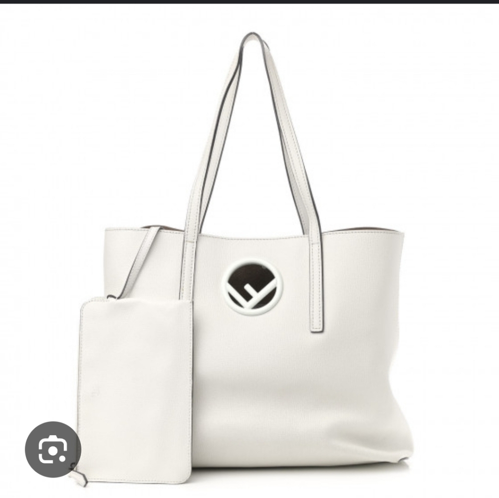 Fendi White Tote Bag